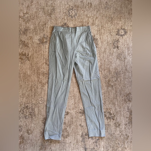 Ansab Jahangir Sky Blue Floral Embroidered Anarkali 3-Piece Size S | Pakistani - Picture 7 of 9